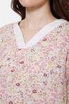 Naidu Hall Cotton Full Length Nightdress - Pink — thumbnail 7