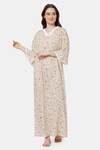 Naidu Hall Cotton Full Length Nightdress - Purple — thumbnail 1
