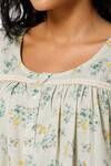 Naiduhall Cotton Full Length Nightdress - Green — thumbnail 7