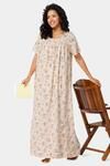 Naiduhall Cotton Full Length Nightdress - Orange — thumbnail 5