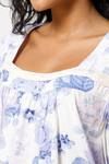 Naiduhall Cotton Full Length Nightdress - Violet — thumbnail 7