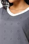 Naiduhall Cotton Full Length Nightdress - Grey — thumbnail 7