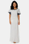Naiduhall Cotton Full Length Nightdress - White — thumbnail 1