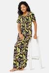Naiduhall Cotton Mid Length Nightdress - Black — thumbnail 6