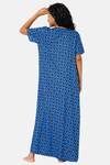 Naiduhall Cotton Full Length Nightdress - Blue — thumbnail 4