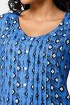 Naiduhall Cotton Full Length Nightdress - Blue — thumbnail 7
