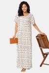Naiduhall Cotton Full Length Nightdress - White — thumbnail 5