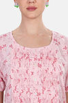 Naidu Hall Cotton Full Length Nightdress - Pink — thumbnail 4
