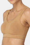 Intimacy Single Layered Non Wired 3/4th Coverage T-Shirt Bra - Dark Skin — thumbnail 6