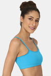 Intimacy Single Layered Non Wired 3/4th Coverage T-Shirt Bra - Blue Atoll — thumbnail 2