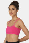 Intimacy Single Layered Non Wired 3/4th Coverage T-Shirt Bra - Fuchsia — thumbnail 3