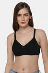 Intimacy Single Layered Non Wired 3/4th Coverage T-Shirt Bra - Black — thumbnail 1