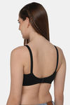 Intimacy Single Layered Non Wired 3/4th Coverage T-Shirt Bra - Black — thumbnail 4