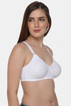 Intimacy Single Layered Non Wired 3/4th Coverage T-Shirt Bra - White — thumbnail 2