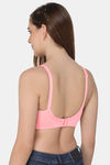 Intimacy Single Layered Non Wired 3/4th Coverage T-Shirt Bra - Pink — thumbnail 4