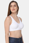Intimacy Single Layered Non Wired 3/4th Coverage T-Shirt Bra - White — thumbnail 2