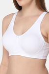 Intimacy Single Layered Non Wired 3/4th Coverage T-Shirt Bra - White — thumbnail 6