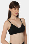 Intimacy Double Layered Non Wired Medium Coverage T-Shirt Bra - Black — thumbnail 2