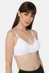 Intimacy Double Layered Non Wired Medium Coverage T-Shirt Bra - White — thumbnail 2