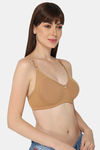 Intimacy Single Layered Non Wired 3/4th Coverage T-Shirt Bra - Dark Skin — thumbnail 2
