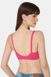 Intimacy Single Layered Non Wired 3/4th Coverage T-Shirt Bra - Fuchsia — thumbnail 4