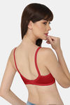 Intimacy Single Layered Non Wired 3/4th Coverage T-Shirt Bra - Red — thumbnail 4