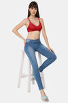 Intimacy Single Layered Non Wired 3/4th Coverage T-Shirt Bra - Red — thumbnail 5