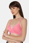 Intimacy Padded Non Wired Medium Coverage T-Shirt Bra - Pink — thumbnail 3