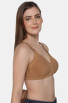 Intimacy Single Layered Non Wired Medium Coverage Maternity / Nursing Bra - Dark Skin — thumbnail 2
