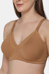 Intimacy Single Layered Non Wired Medium Coverage Maternity / Nursing Bra - Dark Skin — thumbnail 5