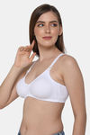 Intimacy Single Layered Non Wired Medium Coverage Maternity / Nursing Bra - White — thumbnail 3