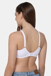 Intimacy Single Layered Non Wired Medium Coverage Maternity / Nursing Bra - White — thumbnail 4