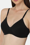 Intimacy Padded Non Wired Medium Coverage T-Shirt Bra - Black — thumbnail 6