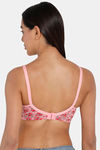 Intimacy Double Layered Non Wired Full Coverage T-Shirt Bra - Pink Print — thumbnail 4