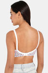 Intimacy Double Layered Non Wired Full Coverage T-Shirt Bra - White Print — thumbnail 4