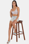 Intimacy Double Layered Non Wired Full Coverage T-Shirt Bra - White Print — thumbnail 5