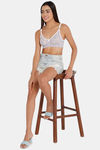 Intimacy Double Layered Non Wired Full Coverage T-Shirt Bra - White Print — thumbnail 6