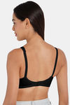 Intimacy Double Layered Non Wired Medium Coverage T-Shirt Bra - Black — thumbnail 4