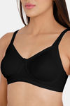 Intimacy Double Layered Non Wired Medium Coverage T-Shirt Bra - Black — thumbnail 7