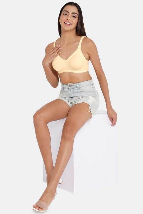 Intimacy Double Layered Non Wired Medium Coverage T-Shirt Bra - Skin — image 5