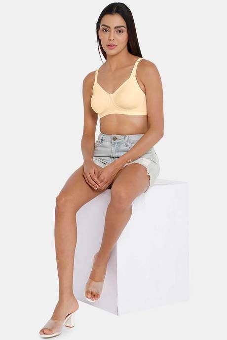 Intimacy Double Layered Non Wired Medium Coverage T-Shirt Bra - Skin — image 6