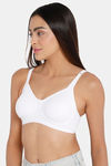 Intimacy Double Layered Non Wired Medium Coverage T-Shirt Bra - White — thumbnail 3