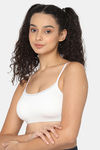 Intimacy Double Layered Non Wired Full Coverage Cami Bra - White — thumbnail 2