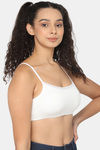 Intimacy Double Layered Non Wired Full Coverage Cami Bra - White — thumbnail 3