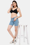 Intimacy Double Layered Non Wired 3/4th Coverage Maternity T-Shirt Bra - Black — thumbnail 6