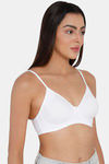 Intimacy Double Layered Non Wired Medium Coverage T-Shirt Bra - White — thumbnail 2