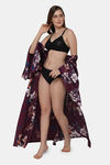 Intimacy Double Layered Non Wired Full Coverage Lace Bra - Black — thumbnail 5