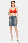 Intimacy Padded Non Wired Medium Coverage T-Shirt Bra - Red — thumbnail 5