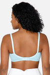 Intimacy Double Layered Non Wired Full Coverage T-Shirt Bra - Aqua — thumbnail 2