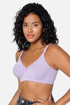 Intimacy Double Layered Non Wired Full Coverage T-Shirt Bra - Lilac — thumbnail 3